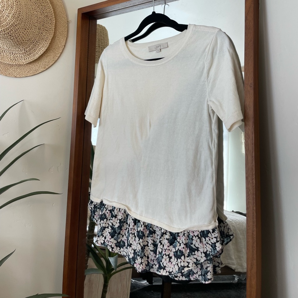 Ann Taylor Loft Sweater Tee